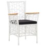 5-teiliges Garten-Ess-Set aus weißem synthetischem Rattan von , Gartensets - Ref: Foro24-45998, Preis: 510,21 €, Rabatt: %
