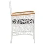 5-teiliges Garten-Ess-Set aus weißem synthetischem Rattan von , Gartensets - Ref: Foro24-45998, Preis: 598,12 €, Rabatt: %