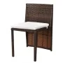 Garden bistro table and chairs 3 pcs and brown poly rattan cushions by vidaXL, Garden sets - Ref: Foro24-42881, Price: 175,10...