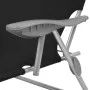 Sonnenliege mit schwarzer Stahlmarkise von vidaXL, Liegen - Ref: Foro24-42932, Preis: 121,63 €, Rabatt: %