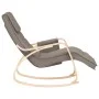 Silla mecedora de tela gris taupe de , Mecedoras - Ref: Foro24-351079, Precio: 139,45 €, Descuento: %