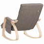 Taupe gray fabric rocking chair by , Rocking chairs - Ref: Foro24-351079, Price: 141,13 €, Discount: %