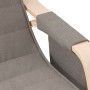 Taupegrauer Schaukelstuhl aus Stoff von , Schaukelstühle - Ref: Foro24-351079, Preis: 141,24 €, Rabatt: %