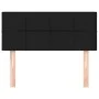Kopfteil aus schwarzem Stoff, 90 x 5 x 78/88 cm von , Kopf- und Fußteile - Ref: Foro24-346020, Preis: 33,34 €, Rabatt: %
