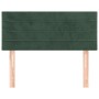 Kopfteil aus dunkelgrünem Samt, 90 x 5 x 78/88 cm von , Kopf- und Fußteile - Ref: Foro24-346127, Preis: 42,16 €, Rabatt: %