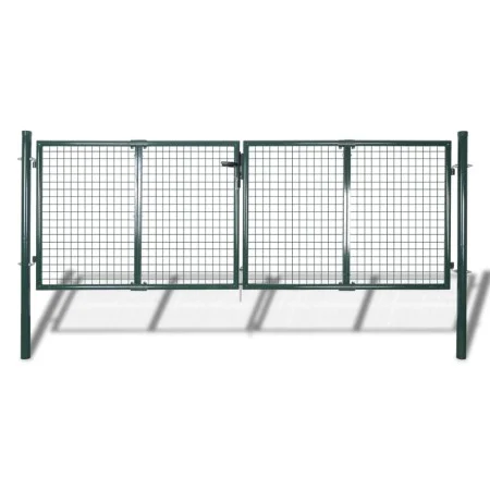 Grünes Stahlzauntor 306x175 cm von vidaXL, Gartentore - Ref: Foro24-42981, Preis: 360,54 €, Rabatt: %