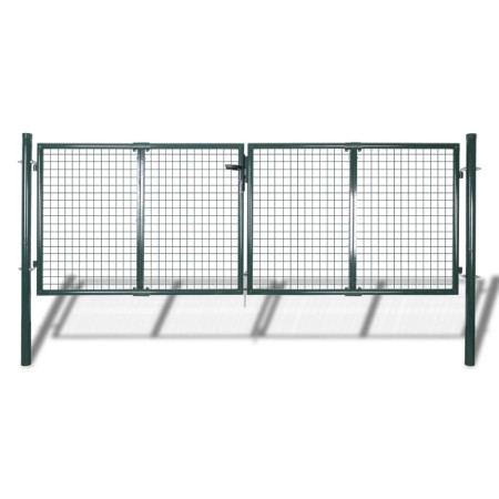 Grünes Stahlzauntor 306x175 cm von vidaXL, Gartentore - Ref: Foro24-42981, Preis: 360,54 €, Rabatt: %