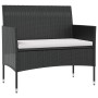 8-teiliges Gartenmöbel-Set und schwarze synthetische Rattankissen von , Gartensets - Ref: Foro24-3095955, Preis: 516,28 €, Ra...