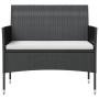 8-teiliges Gartenmöbel-Set und schwarze synthetische Rattankissen von , Gartensets - Ref: Foro24-3095955, Preis: 516,28 €, Ra...