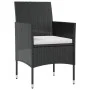 Set de muebles de jardín 8 pzas y cojines ratán sintético negro de , Conjuntos de jardín - Ref: Foro24-3095955, Precio: 508,1...