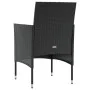 Set de muebles de jardín 8 pzas y cojines ratán sintético negro de , Conjuntos de jardín - Ref: Foro24-3095955, Precio: 508,1...