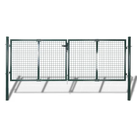 Grünes Stahlzauntor 306x150 cm von vidaXL, Gartentore - Ref: Foro24-42979, Preis: 274,69 €, Rabatt: %