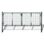 Puerta de valla de acero verde 306x150 cm de vidaXL, Puertas de jardín - Ref: Foro24-42979, Precio: 268,70 €, Descuento: %