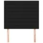 Cabeceros 2 unidades de tela negro 100x5x78/88 cm de , Cabeceros y pies de cama - Ref: Foro24-3116464, Precio: 51,11 €, Descu...