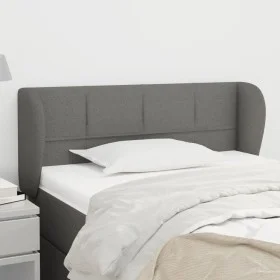 Kopfteil aus dunkelgrauem Stoff, 93 x 23 x 78/88 cm von , Kopf- und Fußteile - Ref: Foro24-3117127, Preis: 54,58 €, Rabatt: %