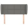 Kopfteil aus dunkelgrauem Stoff, 93 x 23 x 78/88 cm von , Kopf- und Fußteile - Ref: Foro24-3117127, Preis: 54,58 €, Rabatt: %