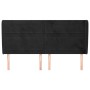 Headboard with light gray velvet ears 183x23x118/128 cm by , Headboards and footboards - Ref: Foro24-3118158, Price: 132,33 €...