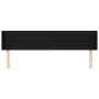Black fabric headboard 203x16x78/88 cm by , Headboards and footboards - Ref: Foro24-3118932, Price: 67,61 €, Discount: %