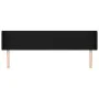 Cabecero de tela negro 203x16x78/88 cm de , Cabeceros y pies de cama - Ref: Foro24-3118932, Precio: 58,15 €, Descuento: %