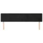 Black velvet headboard 183x16x78/88 cm by , Headboards and footboards - Ref: Foro24-3118970, Price: 71,31 €, Discount: %