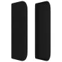 Cabecero de tela negro 183x16x78/88 cm de , Cabeceros y pies de cama - Ref: Foro24-3118924, Precio: 66,80 €, Descuento: %