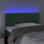 LED-Kopfteil aus dunkelgrünem Samt, 90 x 5 x 78/88 cm von , Kopf- und Fußteile - Ref: Foro24-3121791, Preis: 46,62 €, Rabatt: %