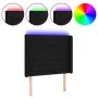 Black fabric headboard with LED 93x16x118/128 cm by , Headboards and footboards - Ref: Foro24-3124172, Price: 88,48 €, Discou...