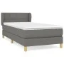 Box spring bed with light gray fabric mattress 80x200 cm by , Beds and slatted bases - Ref: Foro24-3126757, Price: 288,02 €, ...
