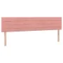 Box spring bed with mattress and LED pink velvet 180x200 cm by , Beds and slatted bases - Ref: Foro24-3134482, Price: 512,99 ...