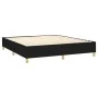 Box spring bed with black fabric mattress 200x200 cm by , Beds and slatted bases - Ref: Foro24-3137263, Price: 714,66 €, Disc...