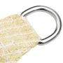 HDPE square sail awning 2x2 m beige by vidaXL, Umbrellas - Ref: Foro24-43012, Price: 20,53 €, Discount: %