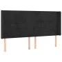 Box spring bed with mattress and LED black velvet 180x200 cm by , Beds and slatted bases - Ref: Foro24-3139639, Price: 592,84...