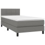 Boxspringbett mit dunkelgrauer Stoffmatratze 90x200 cm von , Betten und Lattenroste - Ref: Foro24-3140026, Preis: 296,64 €, R...