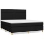 Box spring bed with black fabric mattress 180x200 cm by , Beds and slatted bases - Ref: Foro24-3142435, Price: 654,51 €, Disc...