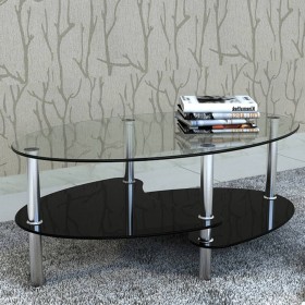 Couchtisch aus Glas mit exklusivem schwarzem Design von , Couchtisch - Ref: Foro24-240509, Preis: 78,40 €, Rabatt: %