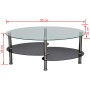 Couchtisch aus Glas mit exklusivem schwarzem Design von , Couchtisch - Ref: Foro24-240509, Preis: 78,40 €, Rabatt: %