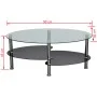 Glass coffee table with exclusive black design by , Coffee table - Ref: Foro24-240509, Price: 76,42 €, Discount: %