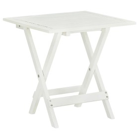 Mesa terraza bistró madera maciza de acacia blanco 46x46x47 cm de , Mesas de jardín - Ref: Foro24-41436, Precio: 48,63 €, Des...
