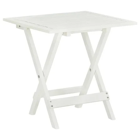 Bistro-Terrassentisch aus massivem weißem Akazienholz 46x46x47 cm von , Gartentische - Ref: Foro24-41436, Preis: 44,04 €, Rab...