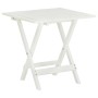 Bistro-Terrassentisch aus massivem weißem Akazienholz 46x46x47 cm von , Gartentische - Ref: Foro24-41436, Preis: 48,63 €, Rab...