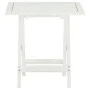 Bistro-Terrassentisch aus massivem weißem Akazienholz 46x46x47 cm von , Gartentische - Ref: Foro24-41436, Preis: 44,04 €, Rab...