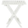 Bistro-Terrassentisch aus massivem weißem Akazienholz 46x46x47 cm von , Gartentische - Ref: Foro24-41436, Preis: 48,63 €, Rab...