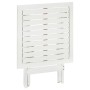 Bistro-Terrassentisch aus massivem weißem Akazienholz 46x46x47 cm von , Gartentische - Ref: Foro24-41436, Preis: 48,63 €, Rab...