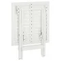Bistro-Terrassentisch aus massivem weißem Akazienholz 46x46x47 cm von , Gartentische - Ref: Foro24-41436, Preis: 44,04 €, Rab...