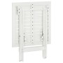 Bistro-Terrassentisch aus massivem weißem Akazienholz 46x46x47 cm von , Gartentische - Ref: Foro24-41436, Preis: 48,63 €, Rab...