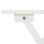 Bistro-Terrassentisch aus massivem weißem Akazienholz 46x46x47 cm von , Gartentische - Ref: Foro24-41436, Preis: 48,63 €, Rab...