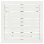 Bistro-Terrassentisch aus massivem weißem Akazienholz 46x46x47 cm von , Gartentische - Ref: Foro24-41436, Preis: 44,04 €, Rab...