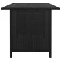 Schwarzer Gartentisch aus synthetischem Rattan, 110 x 70 x 65 cm von , Modulare Sofas für den Außenbereich - Ref: Foro24-3135...