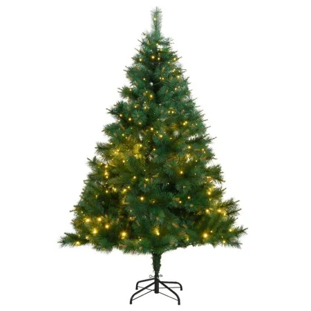 Artificial Christmas tree with hinges 300 LEDs 240 cm by , Christmas trees - Ref: Foro24-3210340, Price: 214,27 €, Discount: %