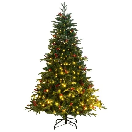 Artificial Christmas tree with hinges 300 LEDs 240 cm by , Christmas trees - Ref: Foro24-3210473, Price: 224,88 €, Discount: %